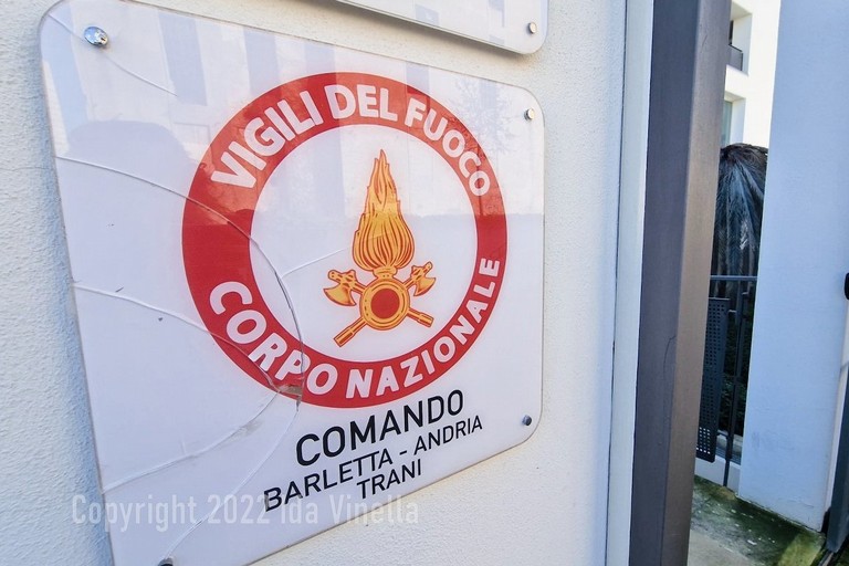 Comando Barletta-Andria-Trani Vigili del Fuoco. <span>Foto Ida Vinella</span>
