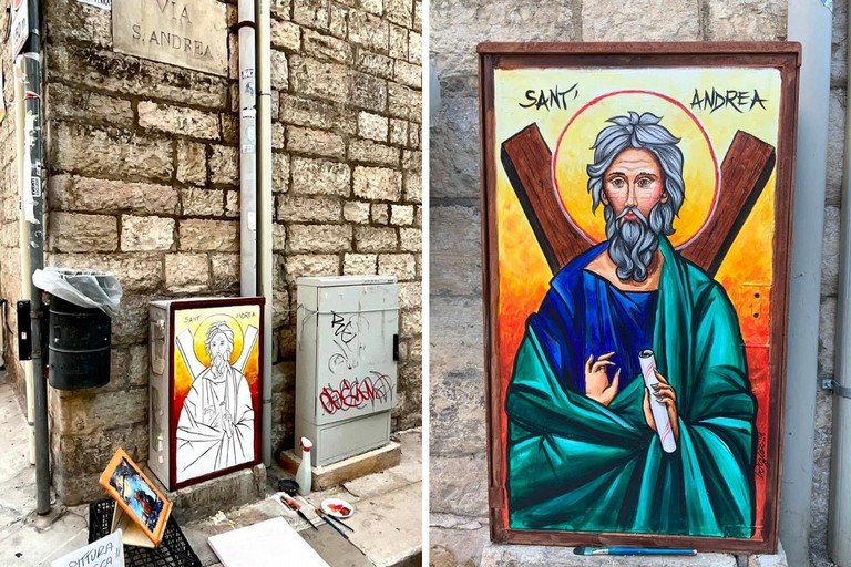 L'arte urbana di Borgiac colpisce ancora... in via Sant'Andrea