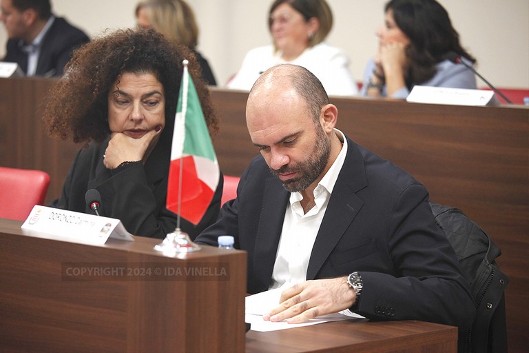 Coalizione Civica: Michela Diviccaro e Carmine Doronzo. <span>Foto Ida Vinella</span>