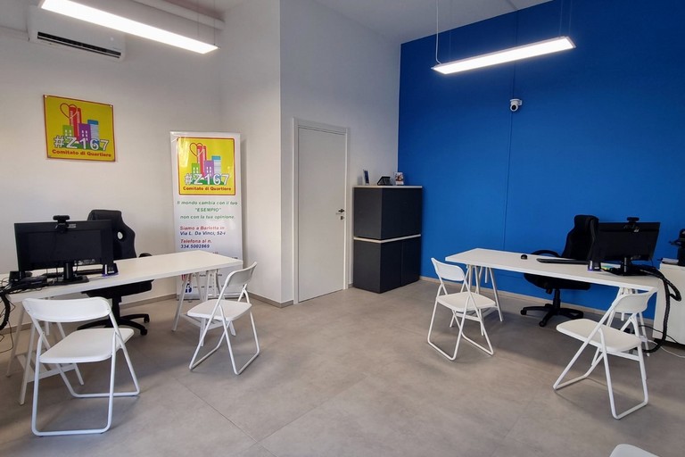 La sede del comitato di quartiere zona 167