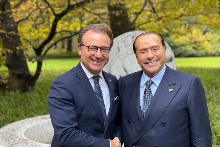Dario Damiani e Silvio Berlusconi