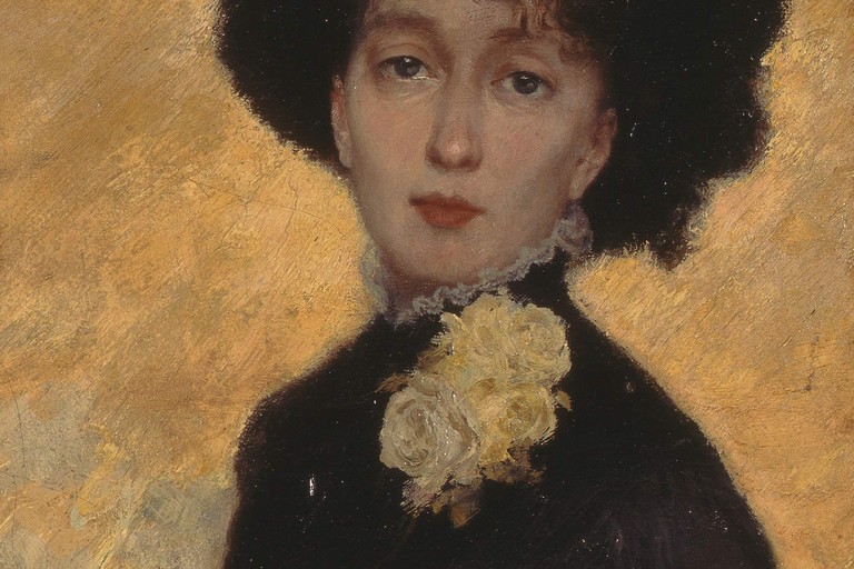 Il dipinto di De Nittis, Figura di donna