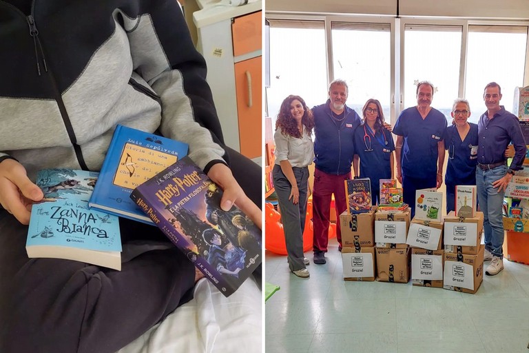 Libri e sorrisi per i piccoli pazienti del reparto Pediatria di Barletta