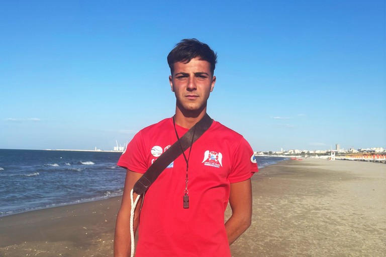 Francesco Doronzo, bagnino Angeli del Mare Rescue Italy FISA