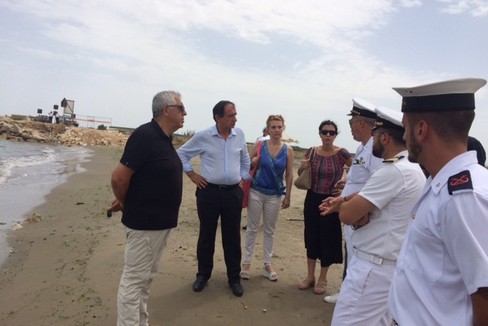 Sopralluogo in spiaggia