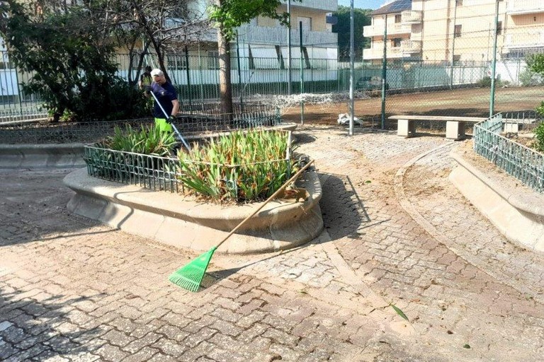 Pulizia al Green Park