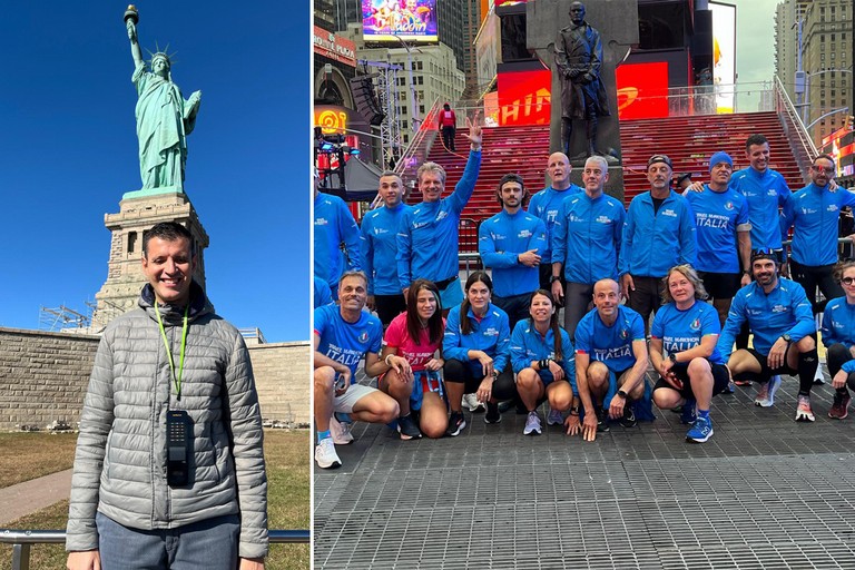 Francesco Paolo Giannini alla maratona di New York