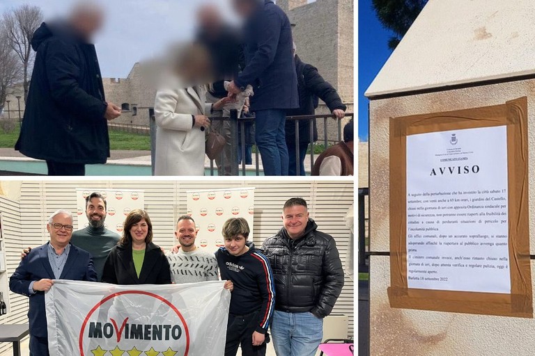 Giardini del Castello ancora parzialmente chiusi, M5S: «Ripristinare tutti gli ingressi»