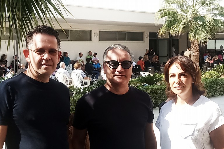 Giuseppe Dibari, Raffaele Patella e Rosaria Mirabello