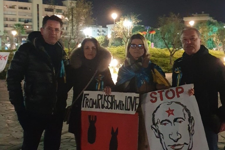 Il comitato di quartiere della zona di Barletta alla manifestazione contro la guerra in Ucraina