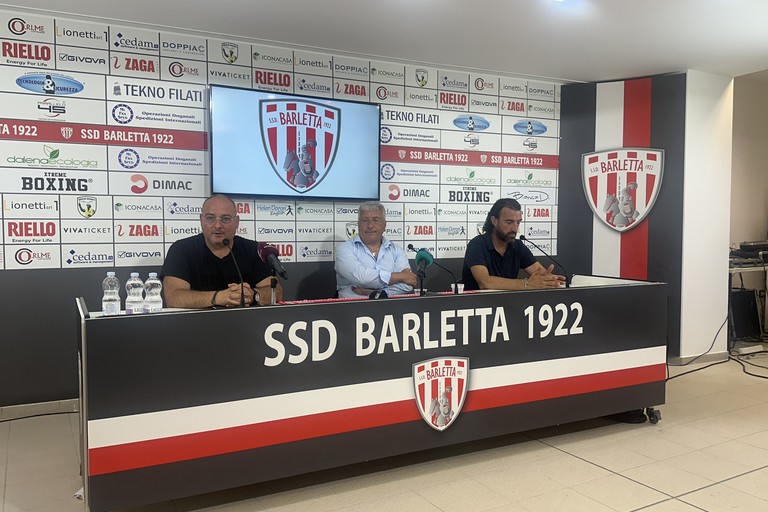Massimo Pizzulli con il presidente Romano e Savino Daleno