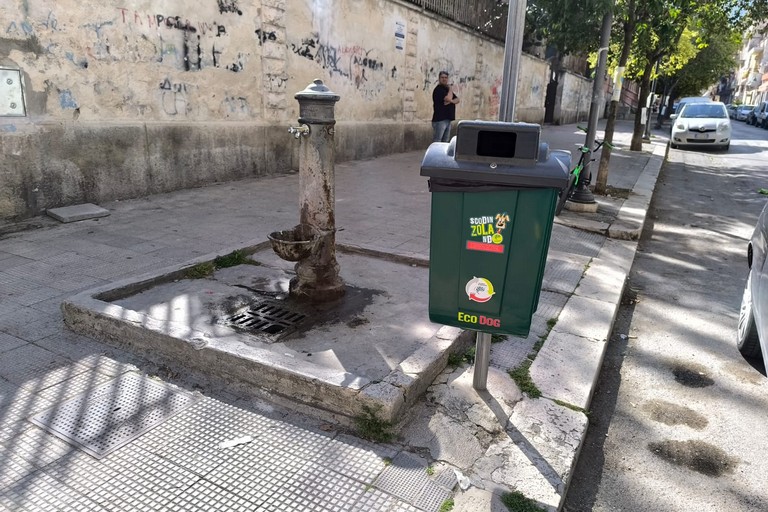 Cestino per deiezioni canine
