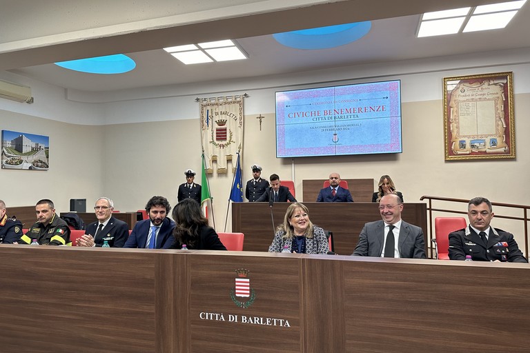 Civiche benemerenze città di Barletta 2024