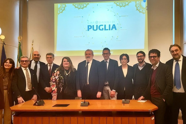 Il sindaco Cannito alla conferenza stampa per Capodanni di Puglia