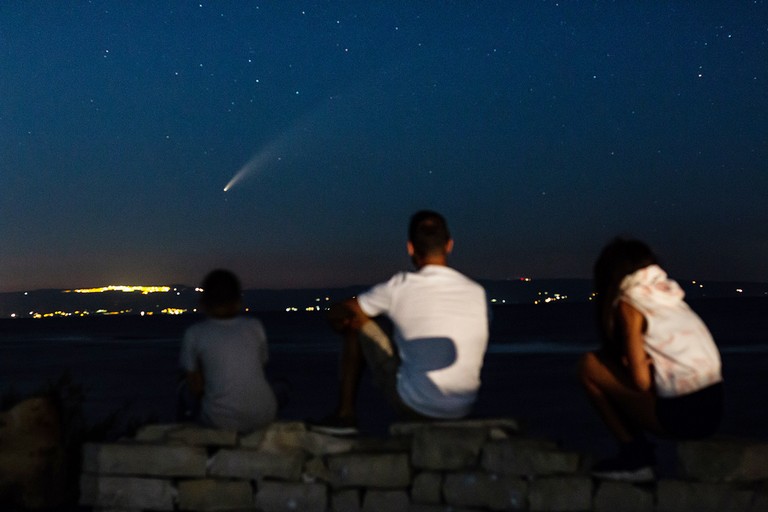 La bellezza della cometa Neowise fotografata da Barletta. <span>Foto Luciano Ostuni</span>