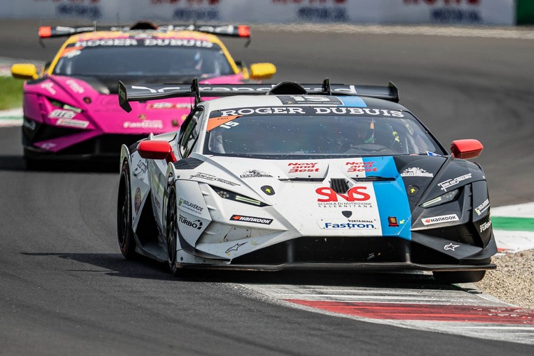 Benny Strignano impegnato nel Supertrofeo Lamborghini