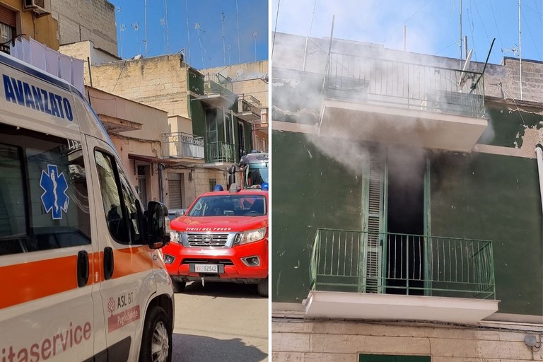 Incendio in via Vista