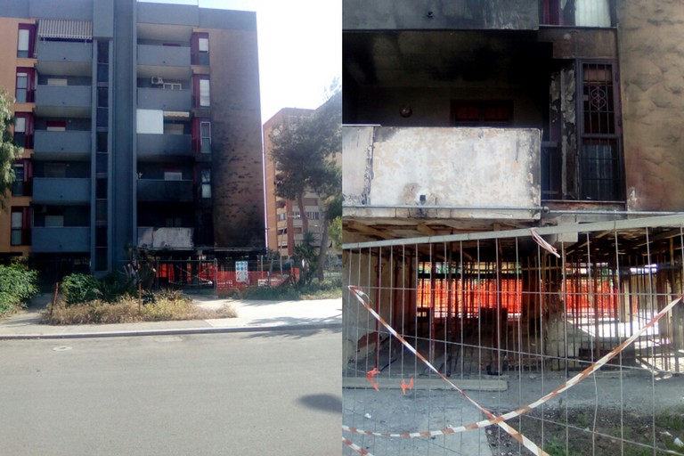 Degrado e abbandono in via Ungaretti