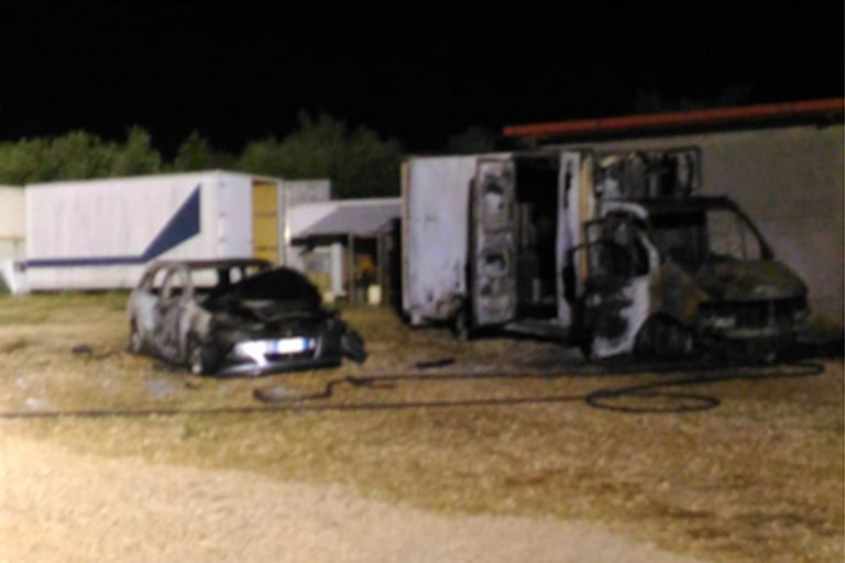 Incendio auto