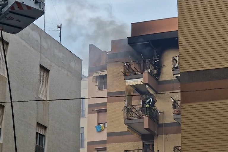 Incendio Via Rizzitelli Barletta
