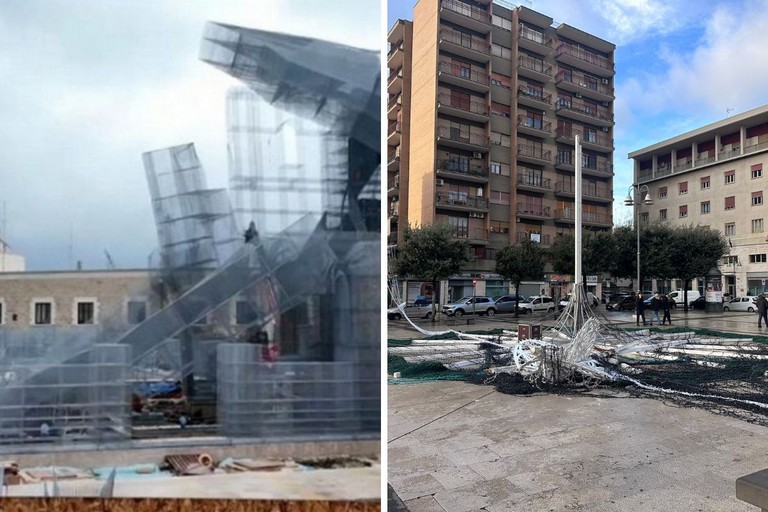 Installazioni crollate