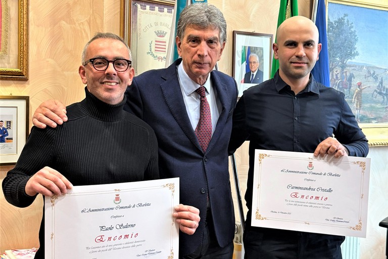 Raccolta giocattoli per i bimbi in Ucraina: encomio per i barlettani Cristallo e Salerno