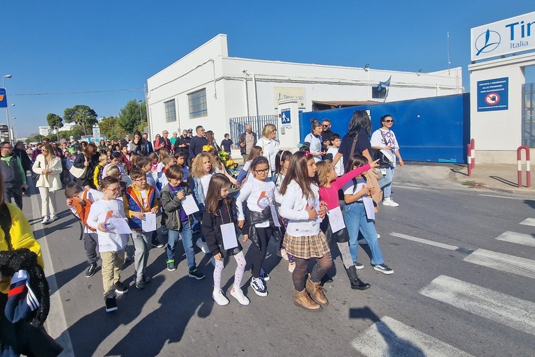 Manifestazione per l'ambiente, cittadini e studenti scendono in piazza. <span>Foto Ida Vinella</span>