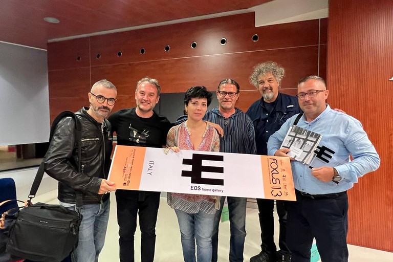 Maria Lanotte e lo staff EOS a Tirana