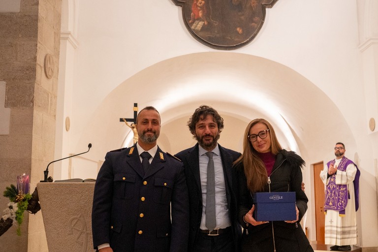 Messa di Precetto e consegna medaglie e panettoni piano Marco Valerio