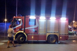 Vigili del Fuoco in azione sulla Litoranea di Ponente