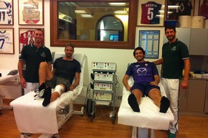 La Mantia e Hegazy a Villa Stuart