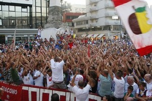 Barletta Calcio, la presentazione a piazza Caduti
