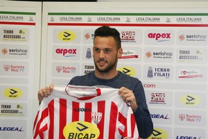 Leandro Campagna, attaccante del Barletta Calcio