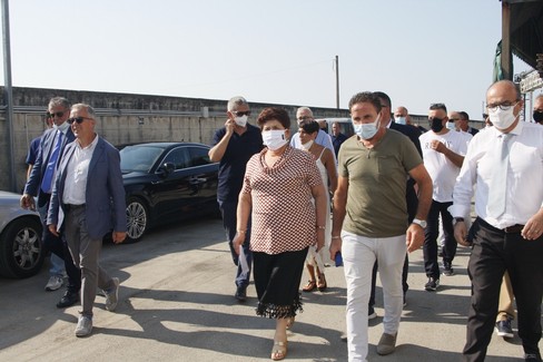 Il ministro Teresa Bellanova a Barletta