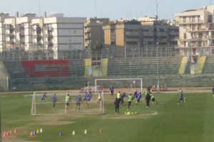 Barletta Calcio, allenamento del 18 marzo