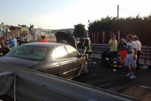 Andria Barletta Incidente nei pressi della Petrolifera Pugliese