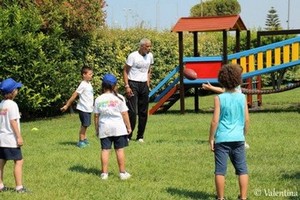 Spencer Banks, lezioni di football all'Educamp Coni