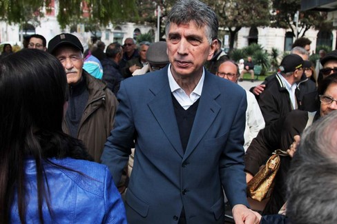 Il candidato sindaco Cannito alla presentazione delle liste civiche