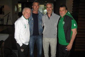 Angelo Cascella con Trapattoni, Tardelli e Dino Baggio