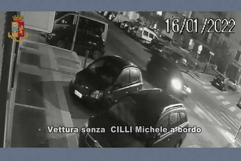 Michele Cilli, le immagini delle videocamere nella notte della scomparsa