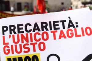 presidio cgil precarietà