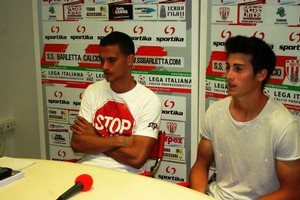 Conferenza stampa del Barletta Calcio: parlano Barbuti e Romeo