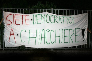 Democratici a chiacchiere