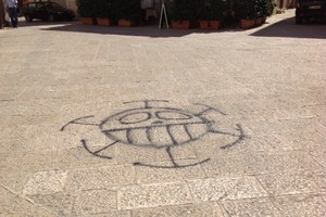 Murales in Piazza Duomo