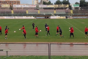 Barletta Calcio, allenamento 21 gennaio