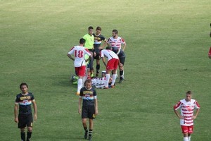 Lupa Roma-Barletta 2-0, infortunio Dell'Agnello
