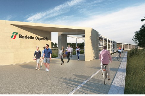 Nuova fermata Rfi ospedale di Barletta, la presentazione del progetto