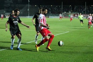 Calcio, Barletta-Benevento 0-1