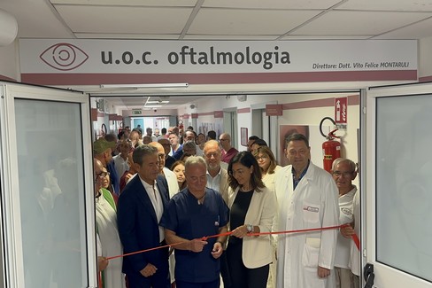 Inaugurazione nuovo reparto oculistica a Barletta