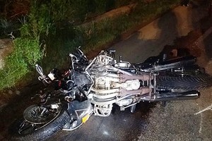 Moto incidente stradale